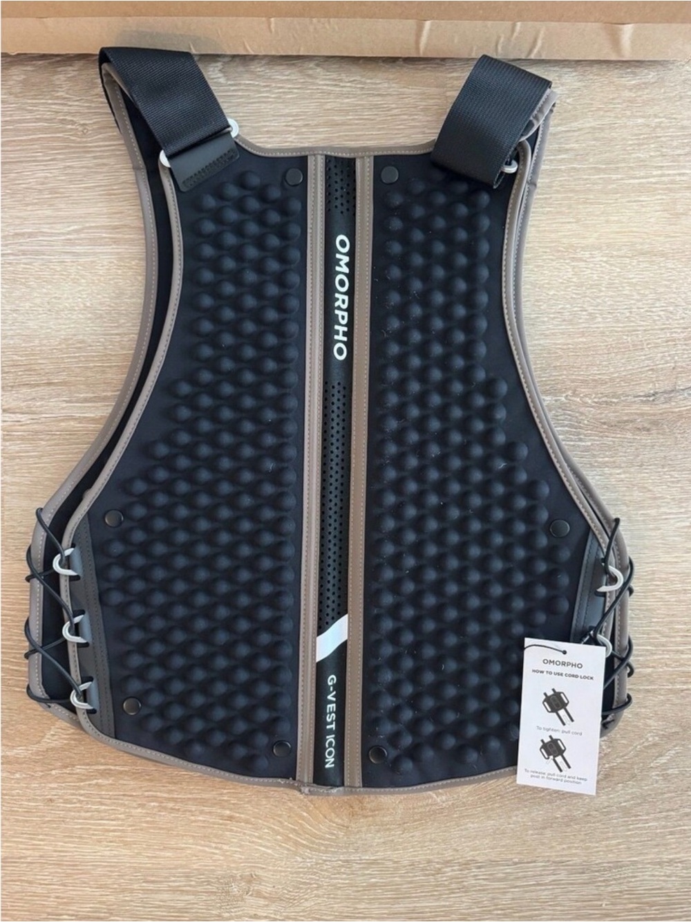 OMORPHO G-Vest Icon Adjustable Weighted Vest Black Earth Size S/M | New With Tag